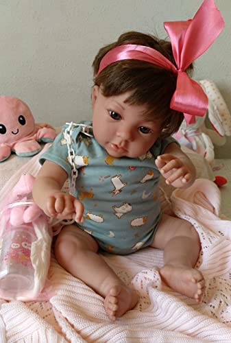 MIS MUÑECAS REBORNS Reborn Anabella, mit sanften Rötungen, viel Mobilität, misst 52 cm und wiegt 2,3 kg wie EIN echtes Baby, spanische Hersteller mit Echtheitszertifikat. MIS MUÑECAS REBORNS Reborn Anabella, mit sanften Rötungen, viel Mobilität, misst 52 cm und wiegt 2,3 kg wie EIN echtes Baby, spanische Hersteller mit Echtheitszertifikat. von MIS MUÑECAS REBORNS