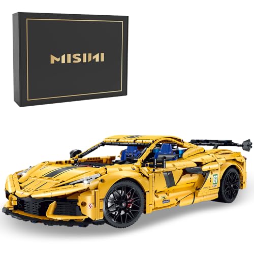 MISINI M6306 Technik kreative Technologie Auto Spielzeugbausteine, MOC Supercar Klemmbausteine, Modell Sportwagen für Erwachsene und Jugendliche Sammlung (3788 Teile) von MISINI