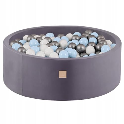 MISIOO Freundliches Bällebad für Baby ab 1 Jahr - Rundes Velour mit 300 Bälle - Perfekt für Kinder - 90x30cm - Spaß für die Kleinen - Sicheres Design MISIOO Freundliches Bällebad für Baby ab 1 Jahr - Rundes Velour mit 300 Bälle - Perfekt für Kinder - 90x30cm - Spaß für die Kleinen - Sicheres Design von MISIOO