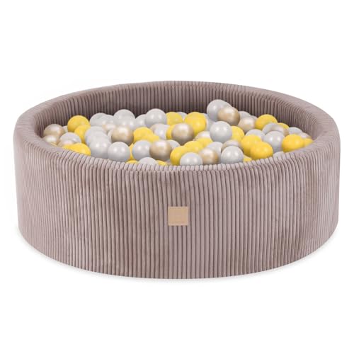 MISIOO Bällebad mit Schaumstoff-Füllung - 90x30cm - 200 Bälle für Bällebad - Hochwertige Bällebad Bälle für Kinder - Weiches und Sicheres Spielzeug - Waschbar MISIOO Bällebad mit Schaumstoff-Füllung - 90x30cm - 200 Bälle für Bällebad - Hochwertige Bällebad Bälle für Kinder - Weiches und Sicheres Spielzeug - Waschbar von MISIOO