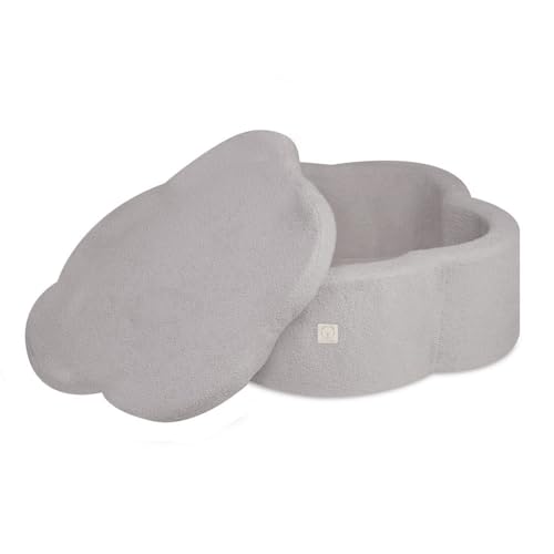 MISIOO Bällebad Baby Ab 1 Jahr - Schaumstoff Bällebad Kinder - 95x30cm - Blumenform - Freundliches Design Für Kleine Entdecker - Perfekt Für Kinderzimmer - Spielzimmer Und Kinderpartys von MISIOO