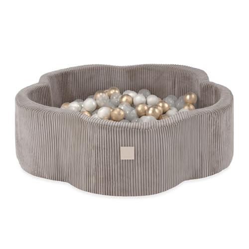 MISIOO Bällebad Blume/Wolke für Babys und Kinder - 95x30cm - Hochwertiger Stoff - Bällebad Baby ab 1 Jahr - 200 Bälle - Perfekt für Kleinkinder und Spielspaß MISIOO Bällebad Blume/Wolke für Babys und Kinder - 95x30cm - Hochwertiger Stoff - Bällebad Baby ab 1 Jahr - 200 Bälle - Perfekt für Kleinkinder und Spielspaß von MISIOO