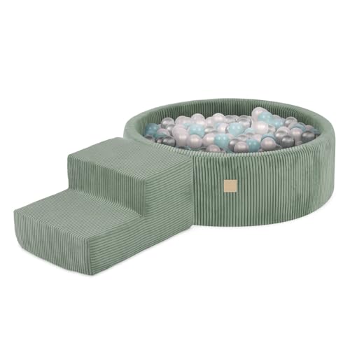 MISIOO Bällebad für Kinder mit Schaumstoff Bausteinen – 200 Bälle für den Indoor Spielplatz – Sicheres und kreatives Spielen für Babys MISIOO Bällebad für Kinder mit Schaumstoff Bausteinen – 200 Bälle für den Indoor Spielplatz – Sicheres und kreatives Spielen für Babys von MISIOO