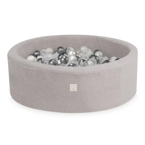 MISIOO Bällebad mit Schaumstoff-Füllung - 90x30cm - 200 Bälle für Bällebad - Hochwertige Bällebad Bälle für Kinder - Weiches und Sicheres Spielzeug - Waschbar MISIOO Bällebad mit Schaumstoff-Füllung - 90x30cm - 200 Bälle für Bällebad - Hochwertige Bällebad Bälle für Kinder - Weiches und Sicheres Spielzeug - Waschbar von MISIOO