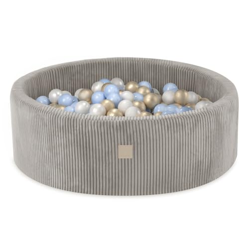 MISIOO Bällebad mit Schaumstoff-Füllung - 90x30cm - 200 Bälle für Bällebad - Hochwertige Bällebad Bälle für Kinder - Weiches und Sicheres Spielzeug - Waschbar MISIOO Bällebad mit Schaumstoff-Füllung - 90x30cm - 200 Bälle für Bällebad - Hochwertige Bällebad Bälle für Kinder - Weiches und Sicheres Spielzeug - Waschbar von MISIOO