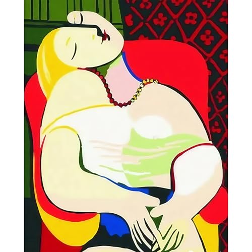 MISITU Puzzle 1000 Teile für Erwachsene und Kinder ab 14 Jahren Klassische Puzzles, Picassos Gemälde Der Traum Puzzle 1000 Teile MISITU Puzzle 1000 Teile für Erwachsene und Kinder ab 14 Jahren Klassische Puzzles, Picassos Gemälde Der Traum Puzzle 1000 Teile von MISITU