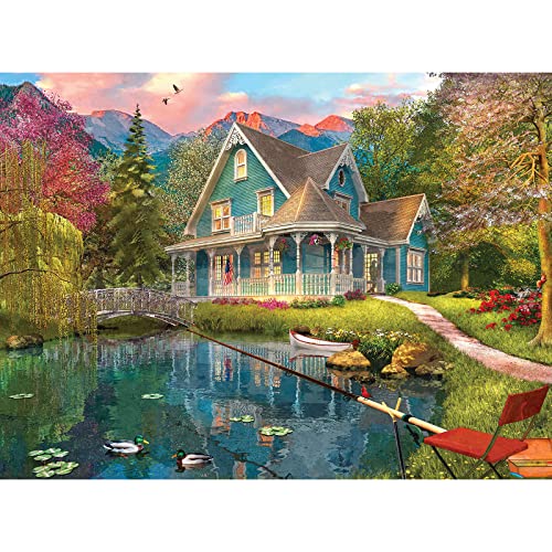 MISITU Puzzle 500 Teile für Erwachsene, Puzzle Geschenk, Klassische Puzzles, Geschicklichkeitsspiel für die ganze Familie, Villa von MISITU