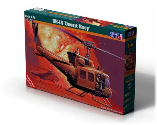 Mistercraft Modellbausatz UH-1N Desert Huey Maßstab 1:72 Plastikbausatz, Bausatz zum Zusammenbauen Kunststoffmodell, Bauanleitung,238mmx140mm Mistercraft Modellbausatz UH-1N Desert Huey Maßstab 1:72 Plastikbausatz, Bausatz zum Zusammenbauen Kunststoffmodell, Bauanleitung,238mmx140mm von MISTER CRAFT HOBBY KITS