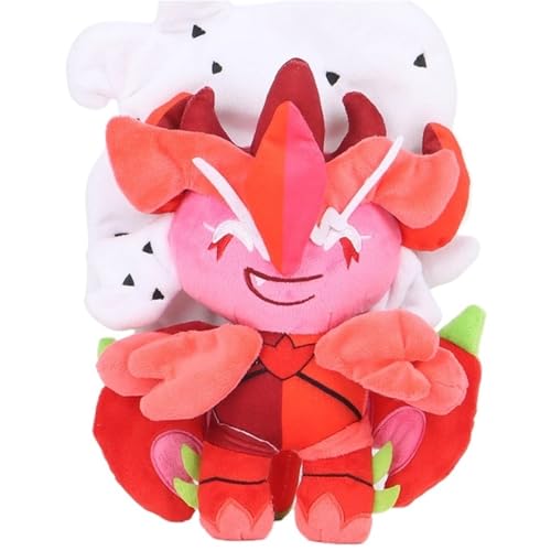 MISTPK Shadow Milk Cookie Kuscheltier, Süßes Kingdom Plüsch Weiche Zeichentrickfigur for Kinderspielfans(Pitaya Dragon Cookie) von MISTPK