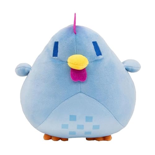 MISTPK Stardew Chicken Kuscheltiere, 20CM Videospiel Valley Chicken Plüsch Weiches Plüschkissen Als Geschenk for Spielefans(Blue) von MISTPK
