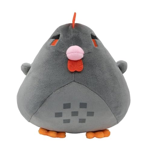 MISTPK Stardew Chicken Kuscheltiere, 20CM Videospiel Valley Chicken Plüsch Weiches Plüschkissen Als Geschenk for Spielefans(Gray) von MISTPK