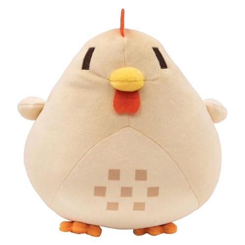 MISTPK Stardew Chicken Kuscheltiere, 20CM Videospiel Valley Chicken Plüsch Weiches Plüschkissen Als Geschenk for Spielefans(White) von MISTPK