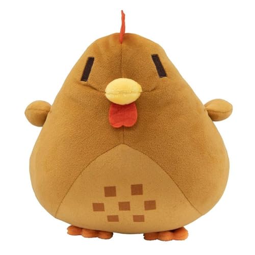 MISTPK Stardew Chicken Kuscheltiere, 20CM Videospiel Valley Chicken Plüsch Weiches Plüschkissen Als Geschenk for Spielefans(Yellow) von MISTPK