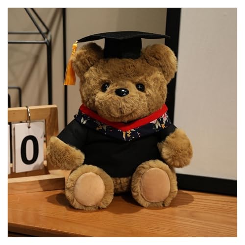 MISTPK Teddybär for Kuscheltier, 25CM Kawaii-Bär Schulabschluss Molliges Plüschtier Geschenk for Absolventen Mädchen und Jungen(Red) von MISTPK