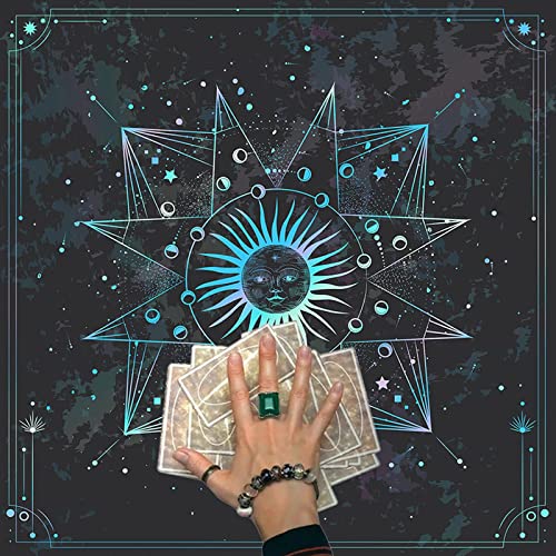 MISUVRSE 23x23inch Brettspielkarte Magier Daily Pad Tarot Tischdecke Gottesdienste Tarot Tischabdeckung Tischtuch von MISUVRSE