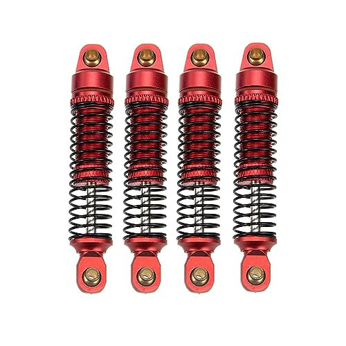 MISUVRSE 4pack Fernbedienungssteuerschockdämmerung 1:18 Skalierter Vorder Und Hinter Fernbedienungs Steuerauto Verbesserter Teildämpfer Für TRX4M Upgrade Autoteile Metall von MISUVRSE