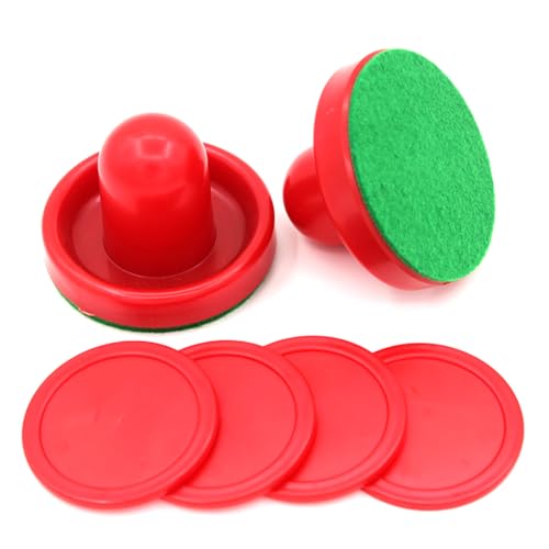 MISUVRSE Air Hockey Pusher Und Paddles Ersatzpucks Für Spieltischausrüstung Pucks Set Air Hockey Tischzubehör MISUVRSE Air Hockey Pusher Und Paddles Ersatzpucks Für Spieltischausrüstung Pucks Set Air Hockey Tischzubehör von MISUVRSE