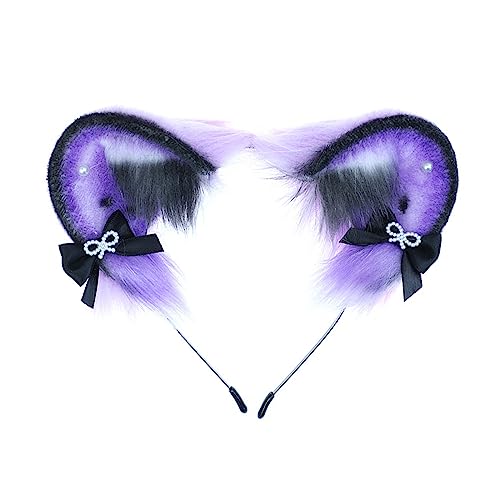 MISUVRSE Cartoon Hamster Ohrförmiger Haarreif Fotoshooting Haarhalter Halloween Party Kostüm Kopfbedeckung für Kinder Frauen von MISUVRSE