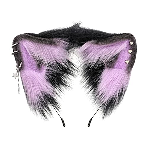 MISUVRSE Cosplay-Haarreif mit Ohren, für Damen, Teenager, Haarreif für Live-Übertragung, Karneval, Haarband MISUVRSE Cosplay-Haarreif mit Ohren, für Damen, Teenager, Haarreif für Live-Übertragung, Karneval, Haarband von MISUVRSE