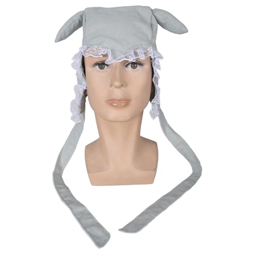 MISUVRSE Cosplay-Kostüm, lustiger Ohr-Spitzenhut für Maskerade, Party, Verkleidung, Comics, Show, Damen, Motorhaubenhut, Halloween-Zubehör MISUVRSE Cosplay-Kostüm, lustiger Ohr-Spitzenhut für Maskerade, Party, Verkleidung, Comics, Show, Damen, Motorhaubenhut, Halloween-Zubehör von MISUVRSE