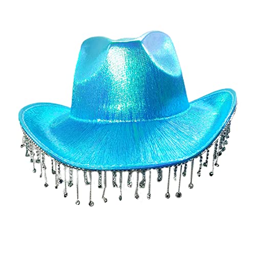 MISUVRSE Cowboyhut Wild für Junggesellinnenabschied Disco Cowboyhut Disco Hut für Schauspieler Schauspielerin von MISUVRSE