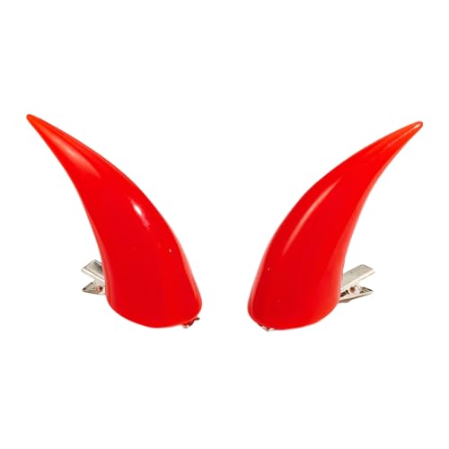 MISUVRSE Devil Horn Haarclip Für Erwachsene Kinder Rollenspiele Kostüm Horn Haarnadel Halloween Themen Party Kopfstück Cosplay Barrettes Mode Hair Accessoires MISUVRSE Devil Horn Haarclip Für Erwachsene Kinder Rollenspiele Kostüm Horn Haarnadel Halloween Themen Party Kopfstück Cosplay Barrettes Mode Hair Accessoires von MISUVRSE