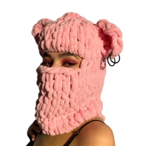 MISUVRSE Gestrickte Bärenhüte Kopfschmuck Foto Requisiten Handgemachte Kopfbedeckung Foto Requisiten Zubehör Panda Ohren Bär Thema MISUVRSE Gestrickte Bärenhüte Kopfschmuck Foto Requisiten Handgemachte Kopfbedeckung Foto Requisiten Zubehör Panda Ohren Bär Thema von MISUVRSE