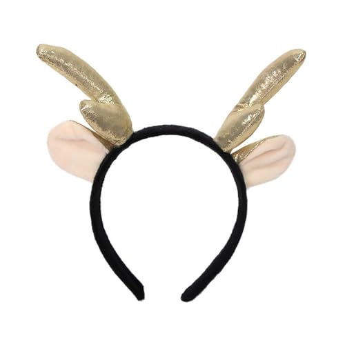 MISUVRSE Haarreif für Erwachsene, Teenager, Weihnachts-Stirnband, Rentier-Geweih-Form, Haarreif, Karneval, Party, Abschlussball, Party, Cosplay, Requisiten MISUVRSE Haarreif für Erwachsene, Teenager, Weihnachts-Stirnband, Rentier-Geweih-Form, Haarreif, Karneval, Party, Abschlussball, Party, Cosplay, Requisiten von MISUVRSE