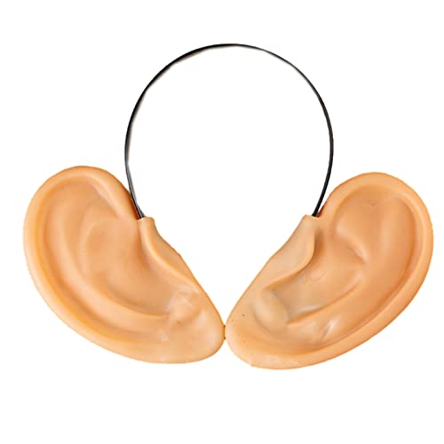 MISUVRSE Haarreif mit Ohren, Vinyl, Tierohren, Haarband, lustige riesige Ohren, Kopfbedeckung, Verkleidung, Requisiten, Halloween-Kostüm-Zubehör von MISUVRSE