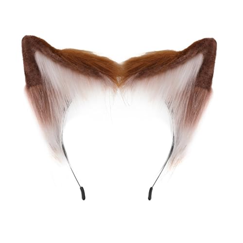MISUVRSE Halloween Anime Charakter Stirnband Ohrform Haarreifen Plüsch Kopfschmuck Ostern Party Cosplay Kostüm Requisite Unisex von MISUVRSE