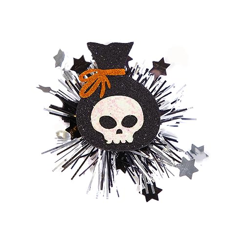 MISUVRSE Halloween Kopfbedeckung Haarnadeln Spinnen Hexen Haar Accessoire Spitzenrand Haare Haare Barrettes Für Festivalparty von MISUVRSE