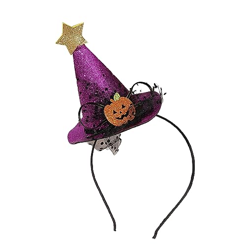 MISUVRSE Halloween Pailletten Hexenhut Stirnband Kegel Hut Haarreifen Haarbänder Hexe Party Foto Requisiten MISUVRSE Halloween Pailletten Hexenhut Stirnband Kegel Hut Haarreifen Haarbänder Hexe Party Foto Requisiten von MISUVRSE