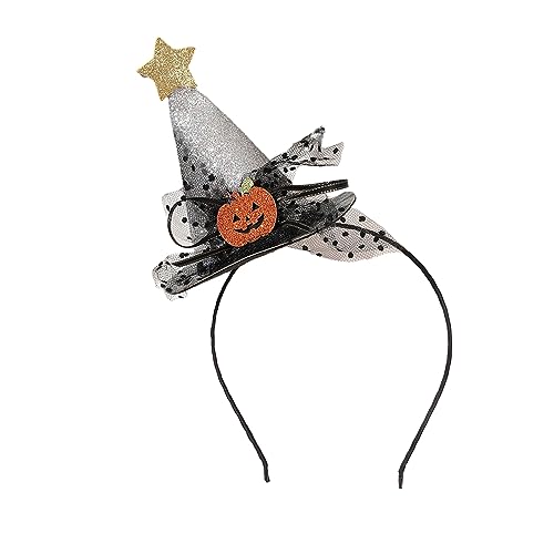 MISUVRSE Halloween Pailletten Hexenhut Stirnband Kegel Hut Haarreifen Haarbänder Hexe Party Foto Requisiten MISUVRSE Halloween Pailletten Hexenhut Stirnband Kegel Hut Haarreifen Haarbänder Hexe Party Foto Requisiten von MISUVRSE