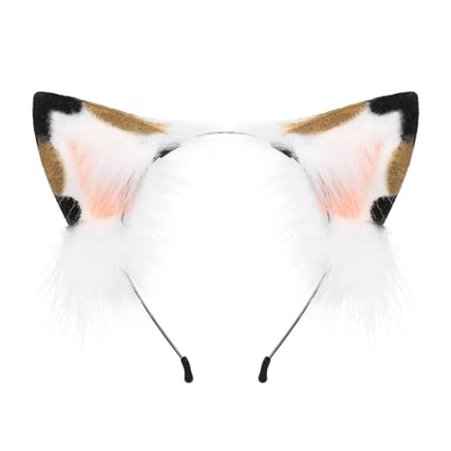 MISUVRSE Handgefertigtes Plüsch-Füchs-Ohren-Haarband und Kunstfell-Schwanz für Halloween, Cosplay, Party, Kostüme, Zubehör, Kinder und Erwachsene MISUVRSE Handgefertigtes Plüsch-Füchs-Ohren-Haarband und Kunstfell-Schwanz für Halloween, Cosplay, Party, Kostüme, Zubehör, Kinder und Erwachsene von MISUVRSE