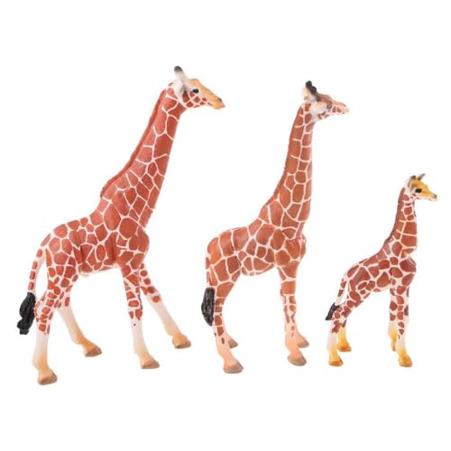 MISUVRSE Interaktive Giraffen Modelle Für Kinder Lernspielzeug Tragbar Pädagogisch Realistisch Dschungelwelt Spielzeug Giraffen Ornament von MISUVRSE