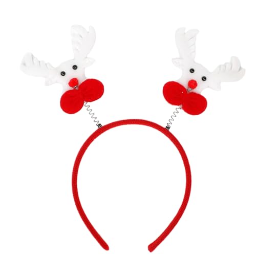 MISUVRSE Kopfbedeckung Weihnachten Horn Haarreifen Festliche Stirnbänder Kopfschmuck für Halloween Party Dekoration von MISUVRSE