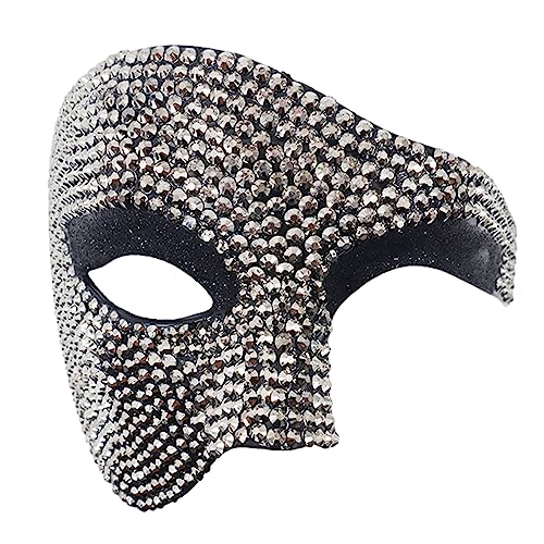 MISUVRSE Maskerade Strass Karneval mit Riemen, Party-Kostüm, Foto-Requisite für Damen, Cosplays MISUVRSE Maskerade Strass Karneval mit Riemen, Party-Kostüm, Foto-Requisite für Damen, Cosplays von MISUVRSE