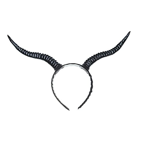MISUVRSE Ochsenhorn-Kopfbedeckung, Geweih, Horn, Haarband, rutschfest, Kopfschmuck, Foto-Requisiten, Kostüme, Halloween, Weihnachtszubehör MISUVRSE Ochsenhorn-Kopfbedeckung, Geweih, Horn, Haarband, rutschfest, Kopfschmuck, Foto-Requisiten, Kostüme, Halloween, Weihnachtszubehör von MISUVRSE