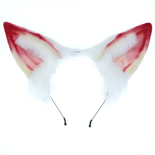 MISUVRSE Ohr-Stirnband, Plüsch, Anime-Haarband, Maskenbälle, Kostüm, Kopfschmuck, weiblich, Teenager, Cosplay, Haarreif, Zubehör MISUVRSE Ohr-Stirnband, Plüsch, Anime-Haarband, Maskenbälle, Kostüm, Kopfschmuck, weiblich, Teenager, Cosplay, Haarreif, Zubehör von MISUVRSE