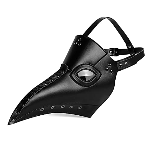 MISUVRSE PU Leder Doctor Maske Für Halloween Steampunk Vogelmasken Langes Nasenkostüm Requisiten Cosplay Masquerade Party MISUVRSE PU Leder Doctor Maske Für Halloween Steampunk Vogelmasken Langes Nasenkostüm Requisiten Cosplay Masquerade Party von MISUVRSE