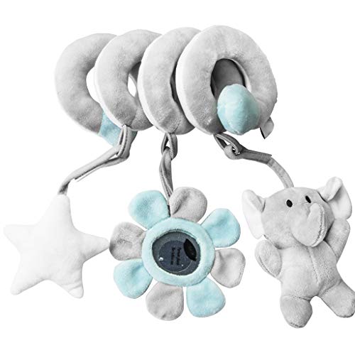 MISUVRSE Spiralplüschhängespielzeug Für Krippenplüschauto Für Sitzwagen Für Sitzwagen Interaktiv Mit Schönem Anhänger Baby 3/6/9 Monate+ Teet MISUVRSE Spiralplüschhängespielzeug Für Krippenplüschauto Für Sitzwagen Für Sitzwagen Interaktiv Mit Schönem Anhänger Baby 3/6/9 Monate+ Teet von MISUVRSE