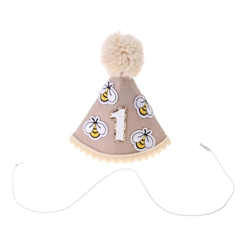 MISUVRSE Thematische Erste Geburtstagsfeier Für Baby Girls Jungen Fühlten Feierparty Kappen Für 1 Jahr Geburtsfeier Besticktes Geburtstagshut MISUVRSE Thematische Erste Geburtstagsfeier Für Baby Girls Jungen Fühlten Feierparty Kappen Für 1 Jahr Geburtsfeier Besticktes Geburtstagshut von MISUVRSE