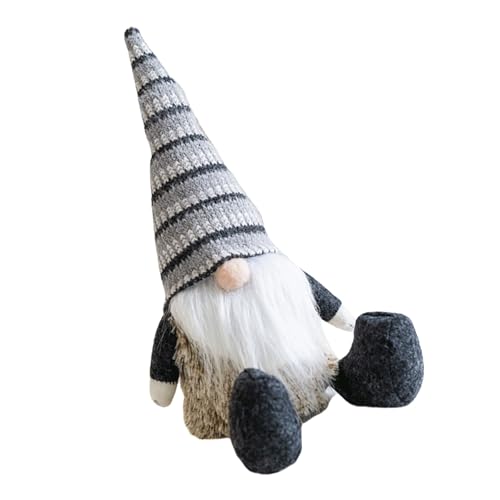 MISUVRSE Weihnachtszwerge Feiertagsdekoration Handgefertigt Schwedische Tomtes Gefüllte Ornamente Gestrickte Gestreifte Mütze Plüschpuppen Spielzeug MISUVRSE Weihnachtszwerge Feiertagsdekoration Handgefertigt Schwedische Tomtes Gefüllte Ornamente Gestrickte Gestreifte Mütze Plüschpuppen Spielzeug von MISUVRSE