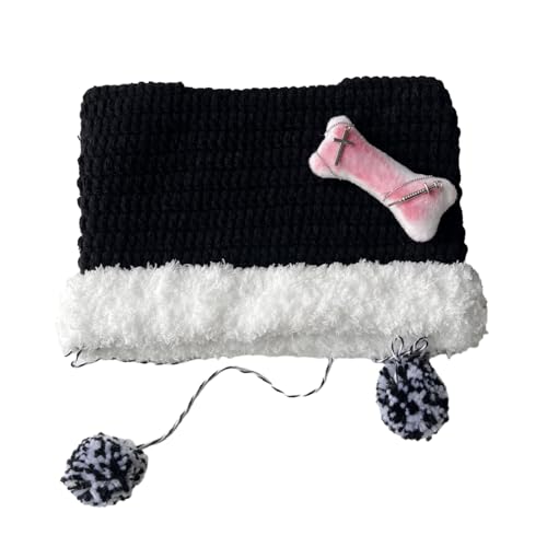 MISUVRSE Weiße Krempe Lässige Strickkappe Y2K Mädchen Heiße Mädchen Bild Requisite Mit Gehäkelten Schlampigen Katzenohrhut Erwachsener MISUVRSE Weiße Krempe Lässige Strickkappe Y2K Mädchen Heiße Mädchen Bild Requisite Mit Gehäkelten Schlampigen Katzenohrhut Erwachsener von MISUVRSE