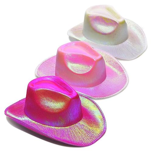 MISUVRSE Western-Fantasy-Cowboyhut, Sonnenbrille für Junggesellinnenabschiede, Karnevalsparty. Seien Sie im Mittelpunkt der Aufmerksamkeit von MISUVRSE