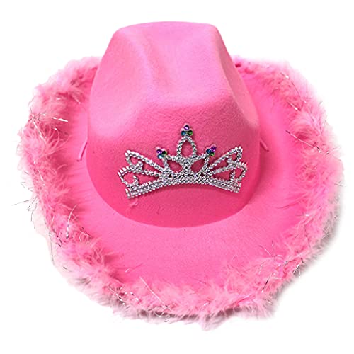 MISUVRSE Wollfilz Fedoras mit glitzerndem Ornament, breite Krempe, Hut mit Pailletten, Cowgirl-Accessoires MISUVRSE Wollfilz Fedoras mit glitzerndem Ornament, breite Krempe, Hut mit Pailletten, Cowgirl-Accessoires von MISUVRSE