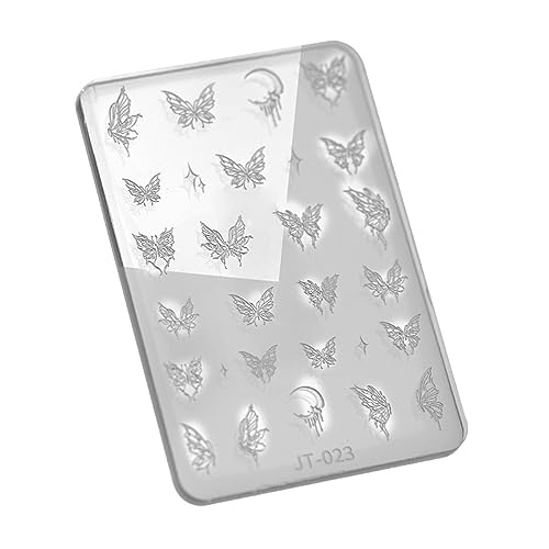 Schmetterlings-Prägeform, 3D-Silikon-Schnitzform, Acryl, UV-Gel, Nagelkunst, Silikon, DIY, Mädchen, Nagelkunst, Nagelkunst, 3D-Silikon für Acryl von MISUVRSE