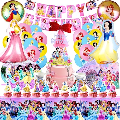 90 Stück Prinzessin Geburtstag Deko, Prinzessin Party Deko, Prinzessin Geburtstagsdeko, Folienballon Prinzessin, Prinzessin Tortendeko, Prinzessin Geschirr, Prinzessin Tischdecke 90 Stück Prinzessin Geburtstag Deko, Prinzessin Party Deko, Prinzessin Geburtstagsdeko, Folienballon Prinzessin, Prinzessin Tortendeko, Prinzessin Geschirr, Prinzessin Tischdecke von MIUNUO