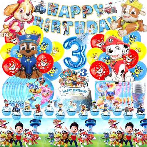 Paw Dog Geburtstag Deko 3 jahre, Geburtstagsdeko Paw Dog, Paw Dog Deko Geburtstag, Patro Deko Geburtstag, Geburtstagsdeko Junge, Paw Folienballon, Tischdecke Geburtstag,Teller,Tortendeko,Kuchen Deko Paw Dog Geburtstag Deko 3 jahre, Geburtstagsdeko Paw Dog, Paw Dog Deko Geburtstag, Patro Deko Geburtstag, Geburtstagsdeko Junge, Paw Folienballon, Tischdecke Geburtstag,Teller,Tortendeko,Kuchen Deko von MIUNUO