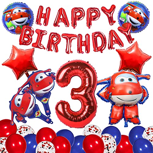 Super Wing Deko Geburtstag 3 Jahre, Super Wing Luftballon, Super Wing Geburtstag, Super Wing Geburtstag Party Set, Party Supplies für 5 Jahre Kinder Geburtstags Party Decorations Super Wing Deko Geburtstag 3 Jahre, Super Wing Luftballon, Super Wing Geburtstag, Super Wing Geburtstag Party Set, Party Supplies für 5 Jahre Kinder Geburtstags Party Decorations von MIUNUO